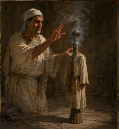 Illustration of an enchanted pestle